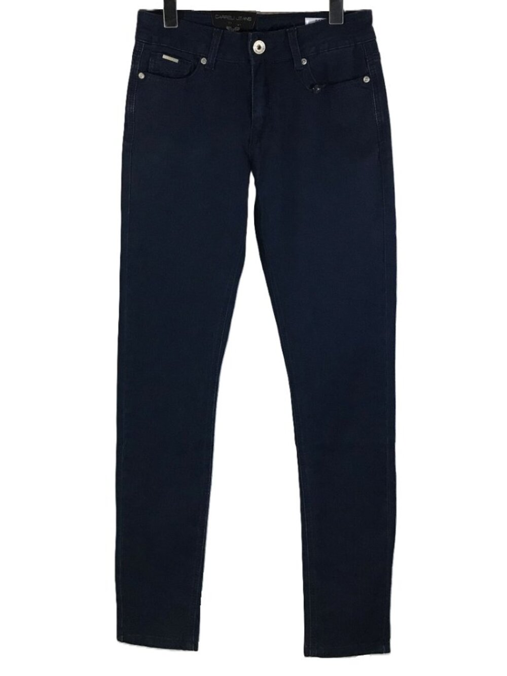New Dark Blue Wash Carreli Jeans • Skinny Straight Stretch • NWT Size 27 - Picture 10 of 11